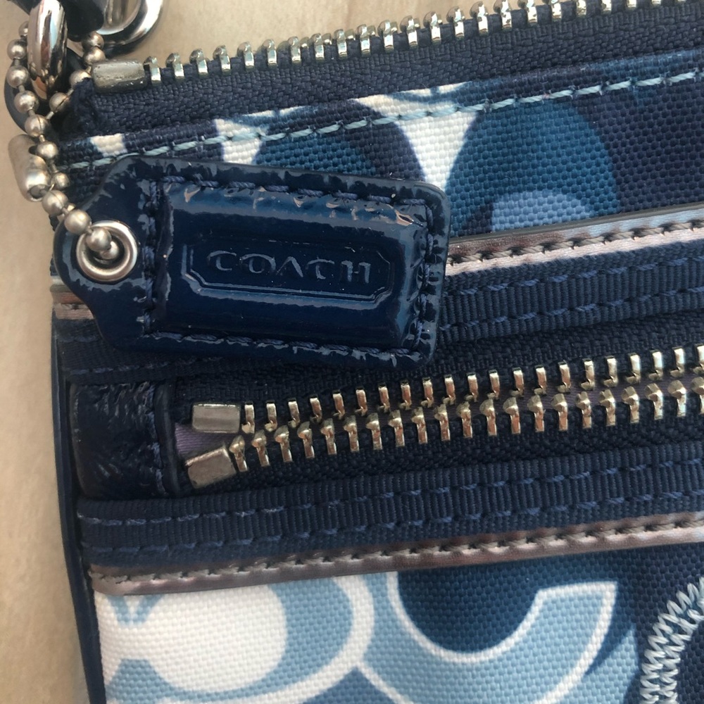 Coach Poppy Collection Double Zip Wristlet - image 5